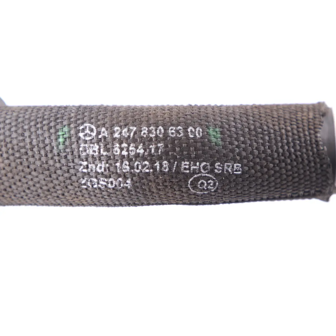 Water Hose Mercedes W177 W247 Heat Exchanger Coolant Return Pipe to with Part number A2478306300 Water Hose Mercedes W177 W247 Heat Exchanger Coolant Return Pipe - SKU A2478306300 - Part number A2478306300