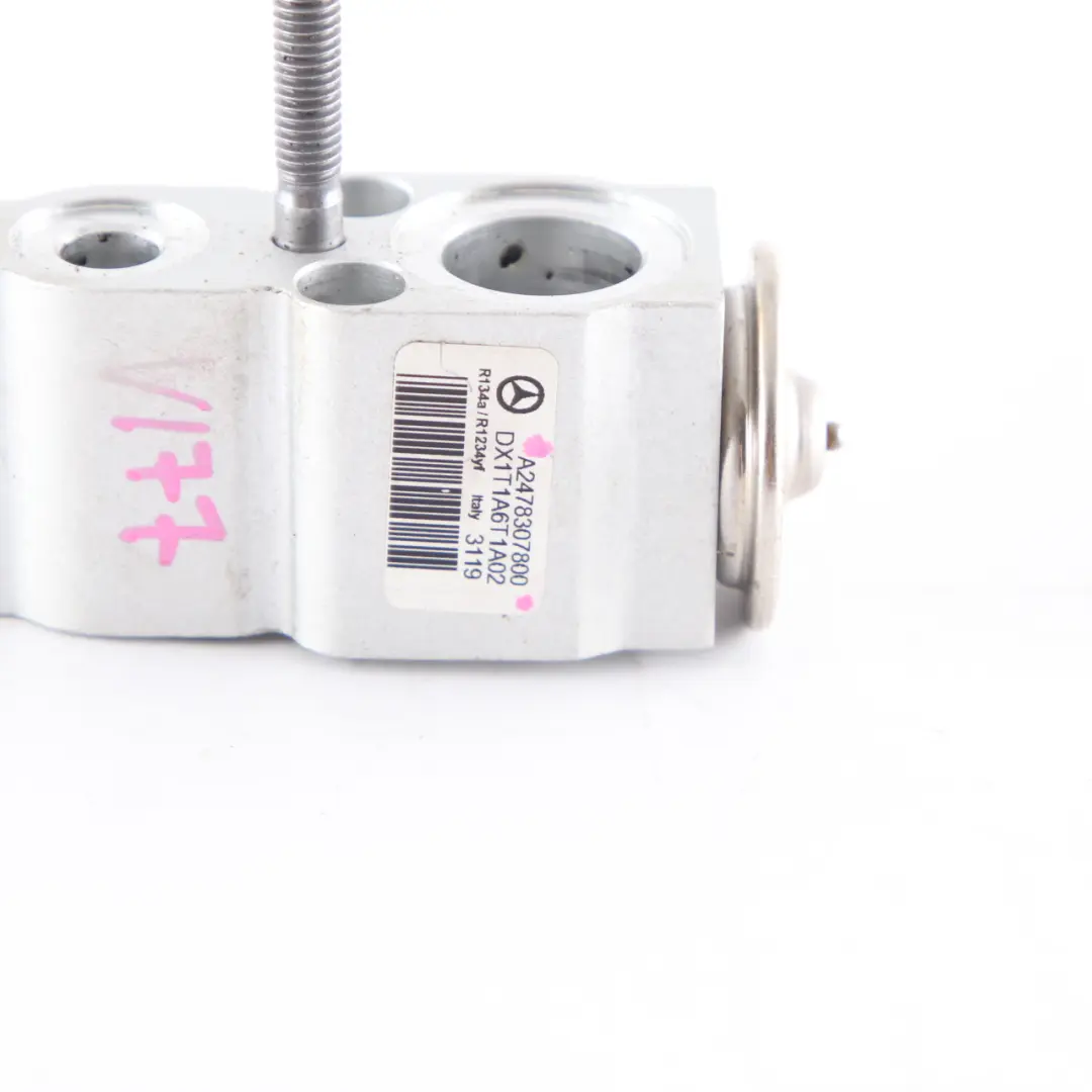 Expansion Valve A/C Air Conditioning Valve Unit to Mercedes W177 with Part number A2478307800 Mercedes W177 Expansion Valve A/C Air Conditioning Valve Unit - SKU A2478307800 - Part number A2478307800