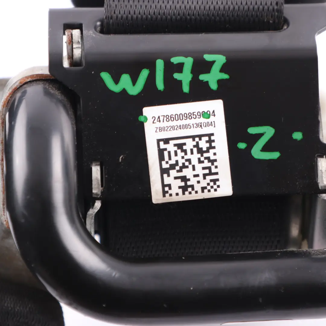 Cintura di Sicurezza Posteriore Sinistra Destra Nero per Mercedes W177 con numero di parte A2478600985 Mercedes W177 Cintura di Sicurezza Posteriore Sinistra Destra Nero - SKU A2478600985 - Numero di parte A2478600985