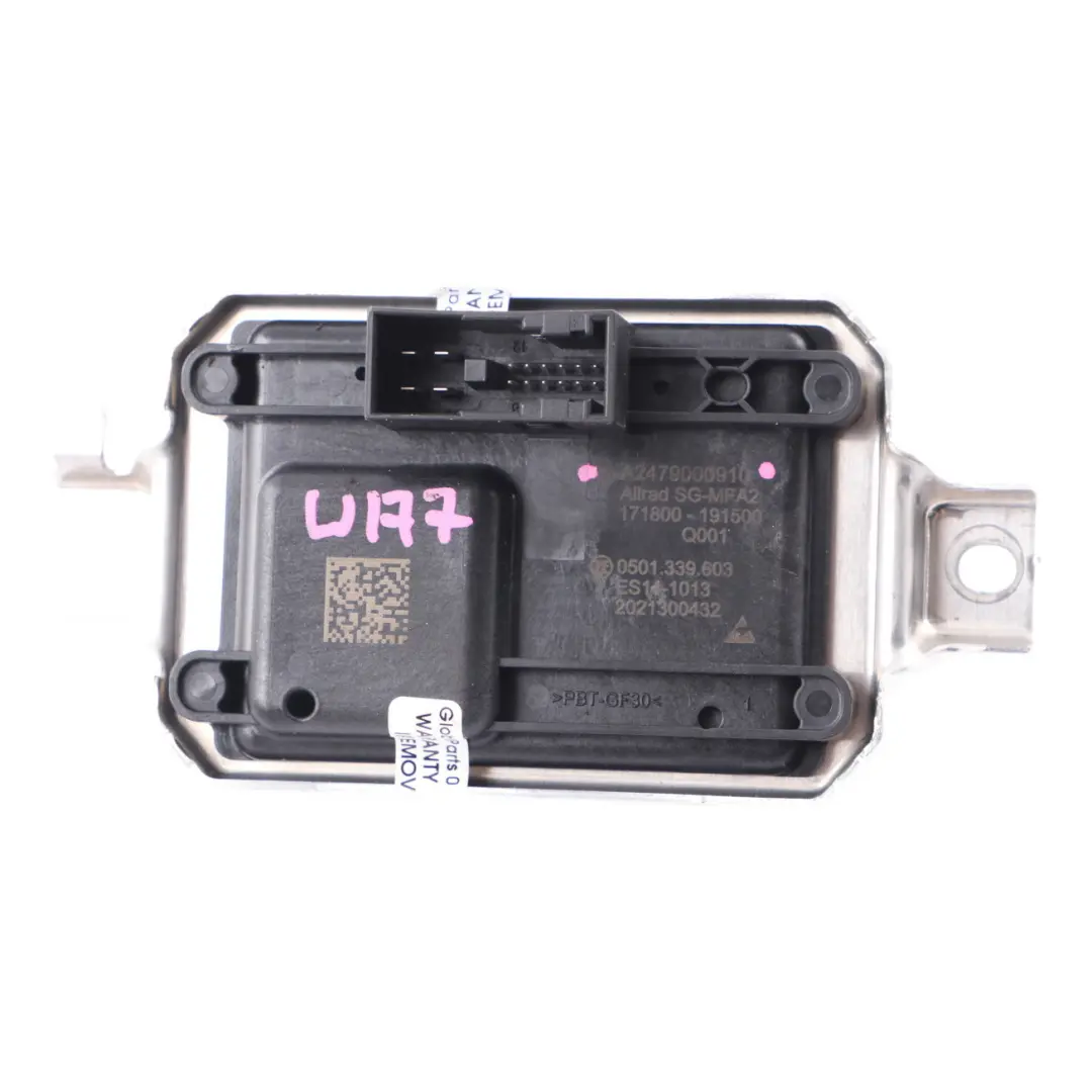 Control Unit Module ECU SG MFA2 to Mercedes W177 W247 All Wheel Drive with Part number A2479000910 Mercedes W177 W247 All Wheel Drive Control Unit Module ECU SG MFA2 - SKU A2479000910 - Part number A2479000910