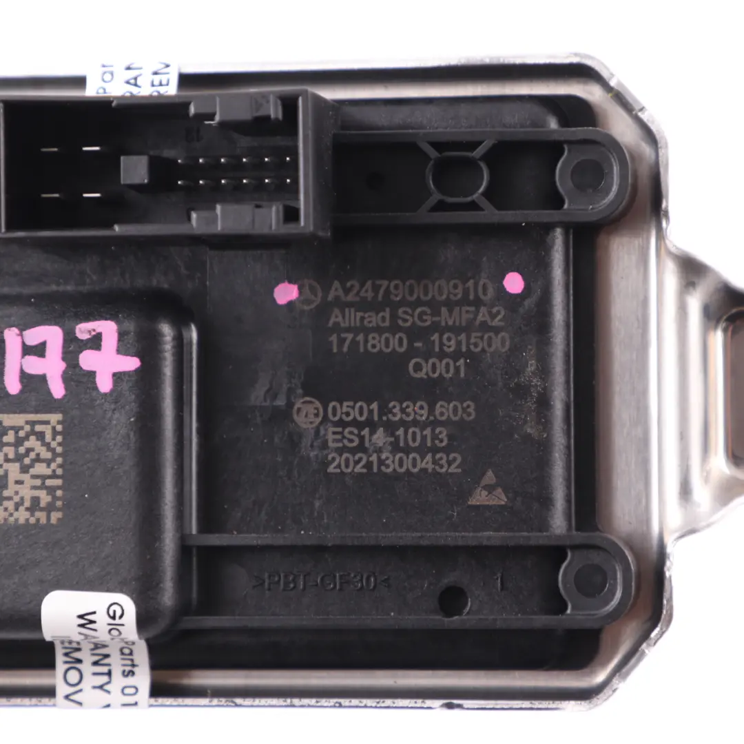 Mercedes W177 W247 Moduł Sensor Kamery Wycieraczek ECU SG MFA2 - SKU A2479000910 - Numer Części A2479000910