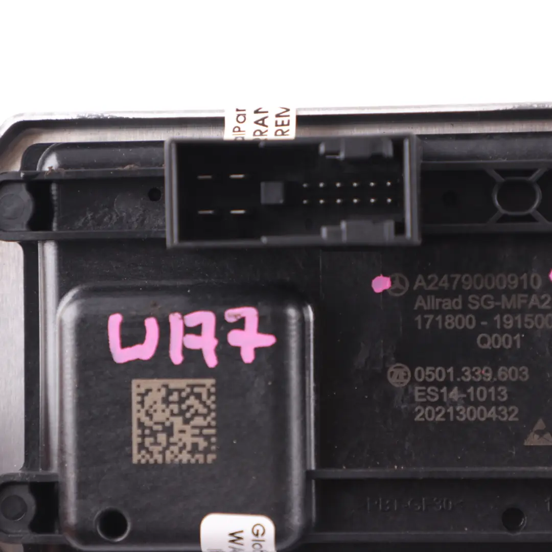 Mercedes W177 W247 Modulo controllo trazione integrale ECU SG MFA2 - SKU A2479000910 - Numero di parte A2479000910