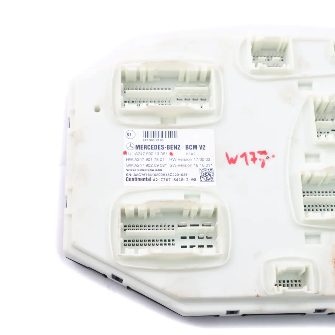 SAM Module Body Comfort Control Unit to Mercedes W177 W247 with Part number A2479001306 Mercedes W177 W247 SAM Module Body Comfort Control Unit - SKU A2479001306 - Part number A2479001306