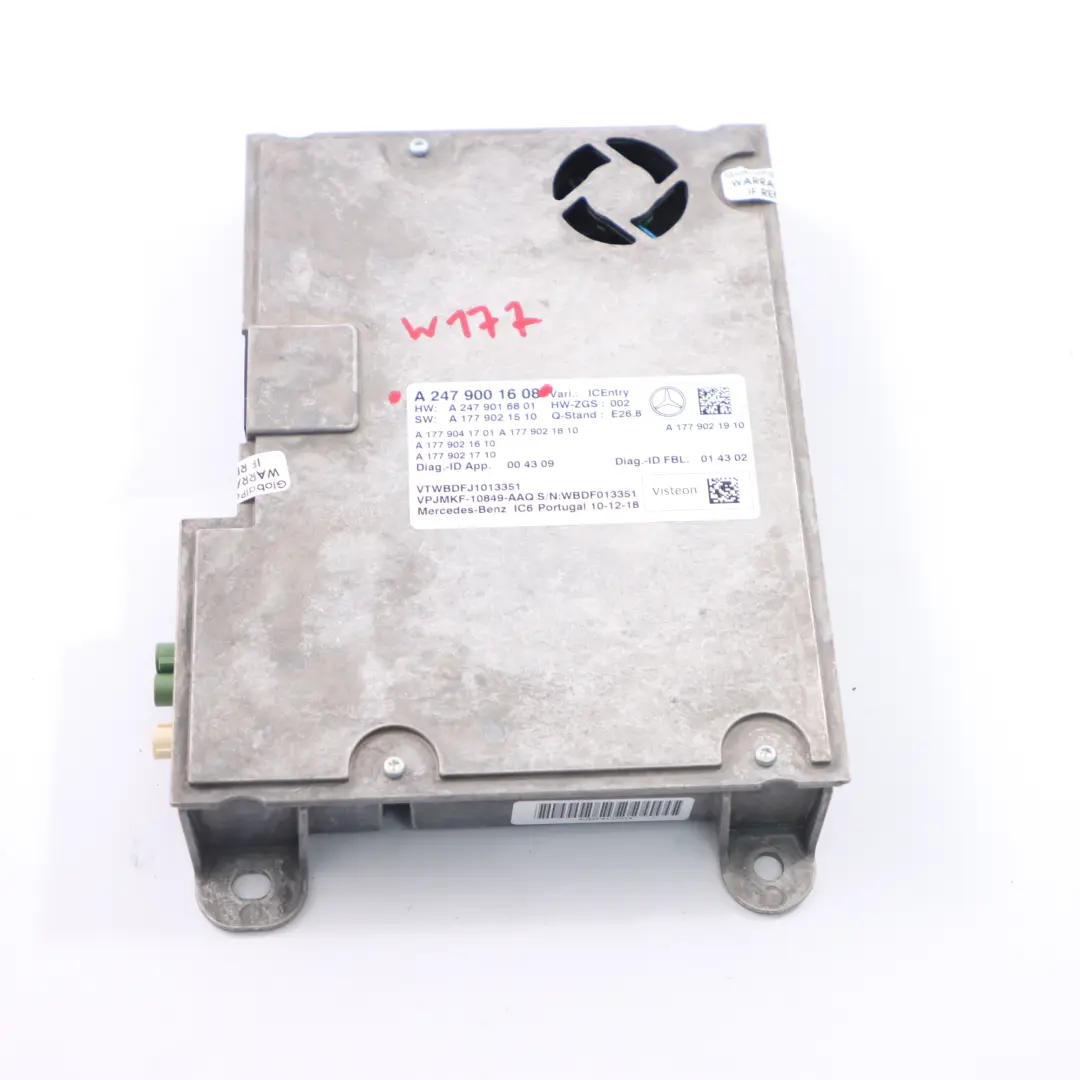  Module Mercedes W177 W247 Instrument Cluster Control Module - SKU A2479001608 - Part number A2479001608
