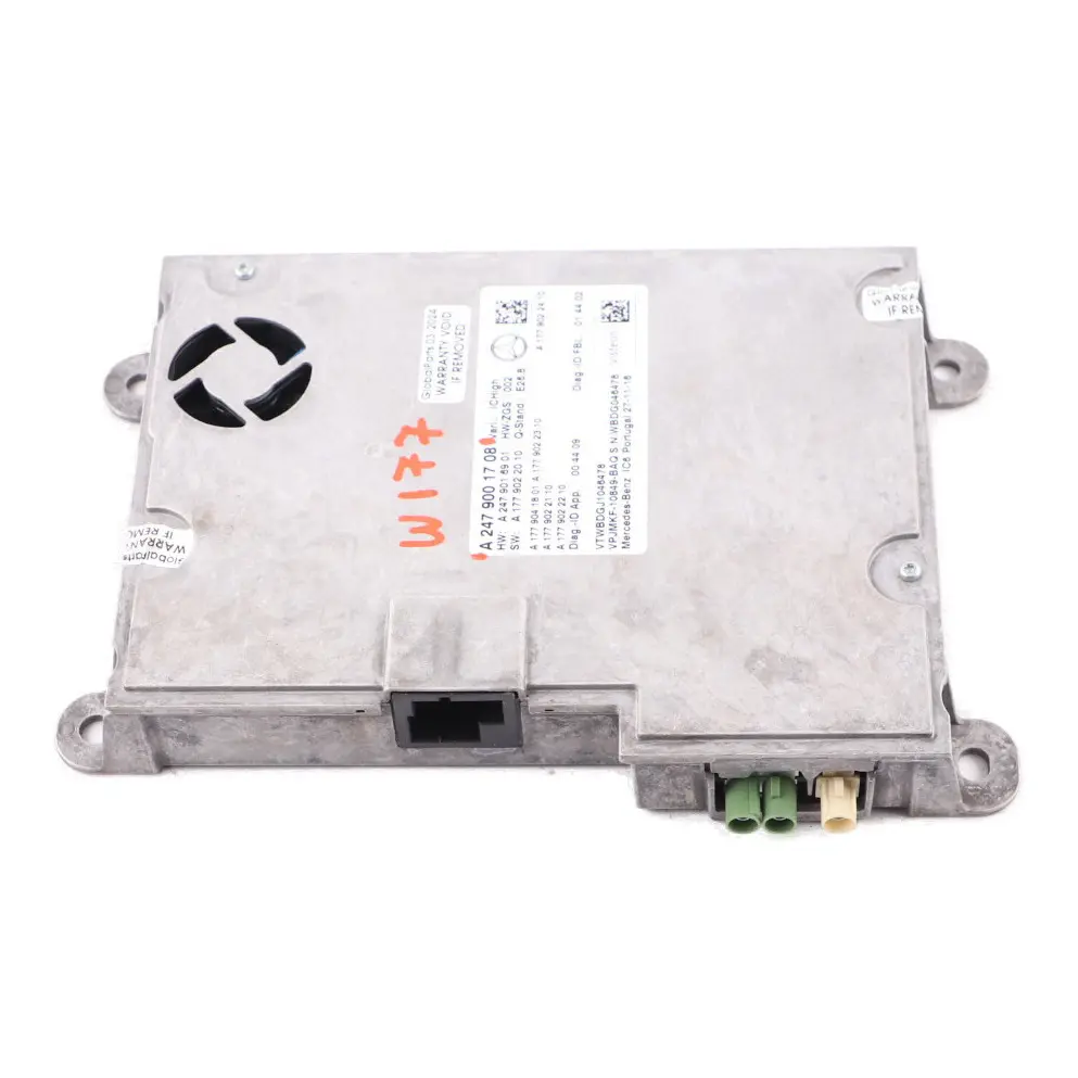 Instrument Cluster Module Mercedes C118 W167 W177 W247 Control Unit to with Part number A2479001708 Instrument Cluster Module Mercedes C118 W167 W177 W247 Control Unit - SKU A2479001708 - Part number A2479001708