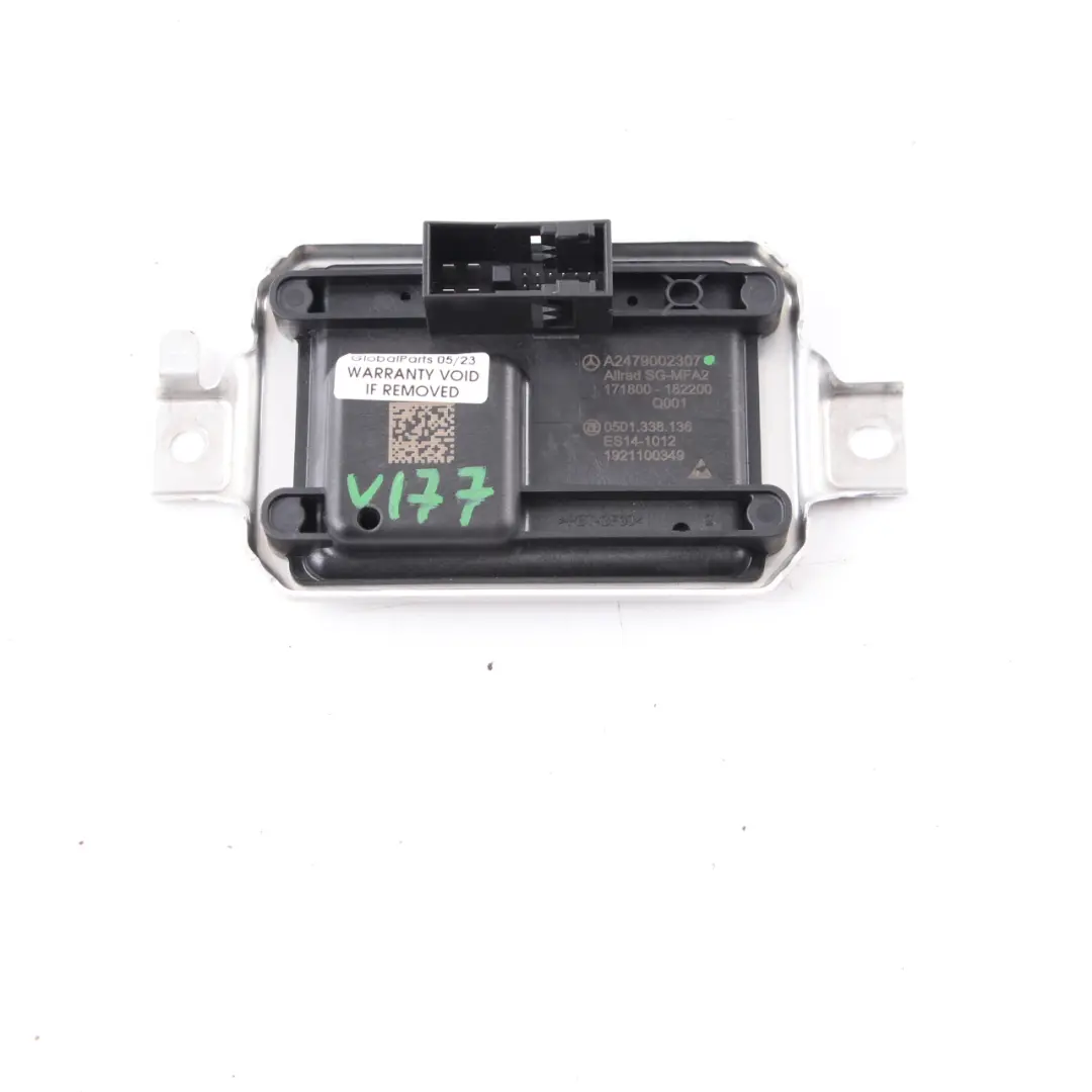 4Matic Modulo di controllo del trasferimento ECU per Mercedes W177 W247 con numero di parte A2479002307 Mercedes W177 W247 4Matic Modulo di controllo del trasferimento ECU - SKU A2479002307 - Numero di parte A2479002307