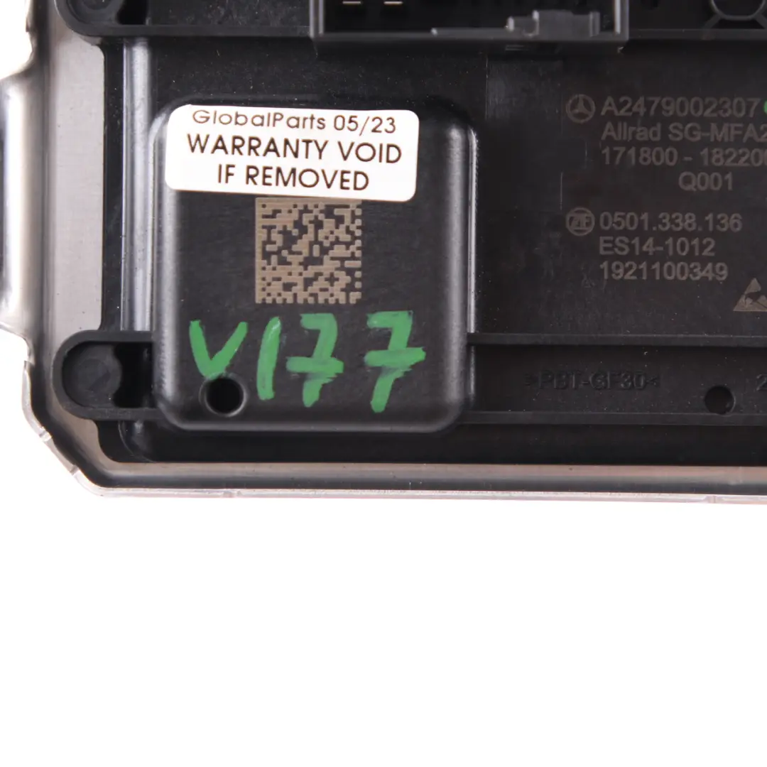 4Matic Module de l'unité contrôle transfert ECU pour Mercedes W177 W247 à propos du numéro de pièce A2479002307 Mercedes W177 W247 4Matic Module de l'unité contrôle transfert ECU - SKU A2479002307 - Numéro de pièce A2479002307