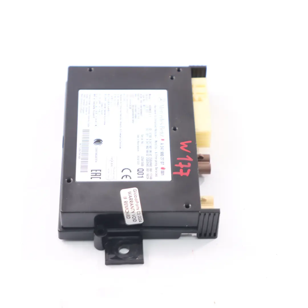 Modulo comunicazione Mercedes W177 W247 Hermes LTE Unità controllo per con numero di parte A2479002707 Modulo comunicazione Mercedes W177 W247 Hermes LTE Unità controllo - SKU A2479002707 - Numero di parte A2479002707