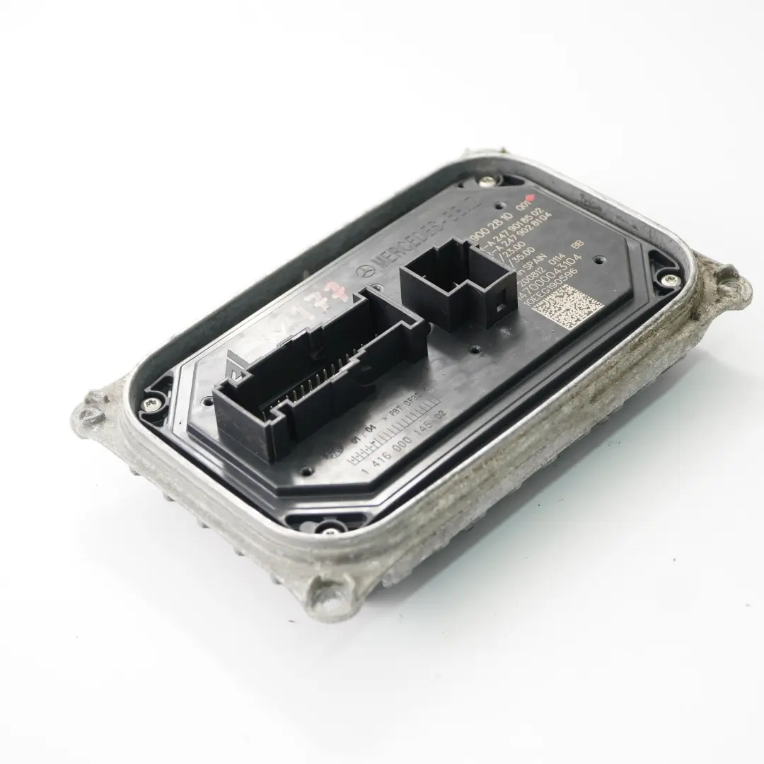Faro LED Modulo convertitore di tensione anteriore sinistro per Mercedes W177 con numero di parte A2479002810 Mercedes W177 Faro LED Modulo convertitore di tensione anteriore sinistro - SKU A2479002810 - Numero di parte A2479002810