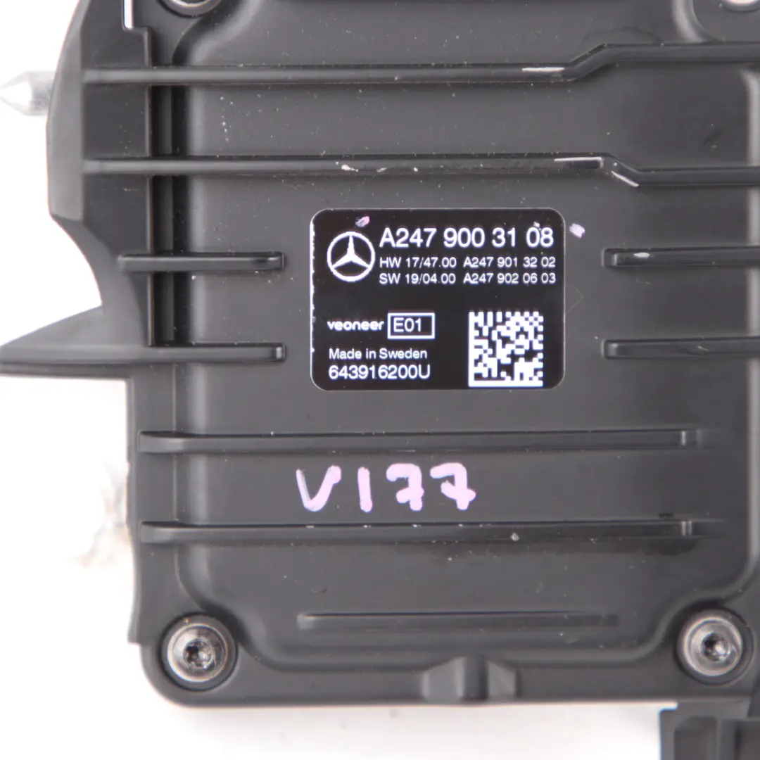 Multi-Purpose Windscreen Camera Control Unit Module to Mercedes V177 with Part number A2479003108 Mercedes V177 Multi-Purpose Windscreen Camera Control Unit Module - SKU A2479003108 - Part number A2479003108