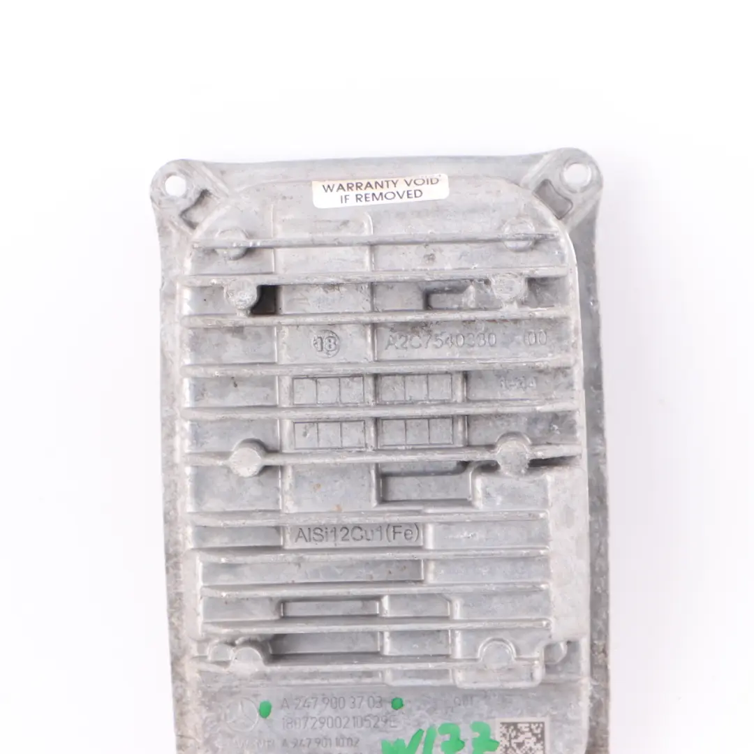 Headlight Module LED Ballast Control Unit Right O/S to Mercedes W177 with Part number A2479003703 Mercedes W177 Headlight Module LED Ballast Control Unit Right O/S - SKU A2479003703 - Part number A2479003703
