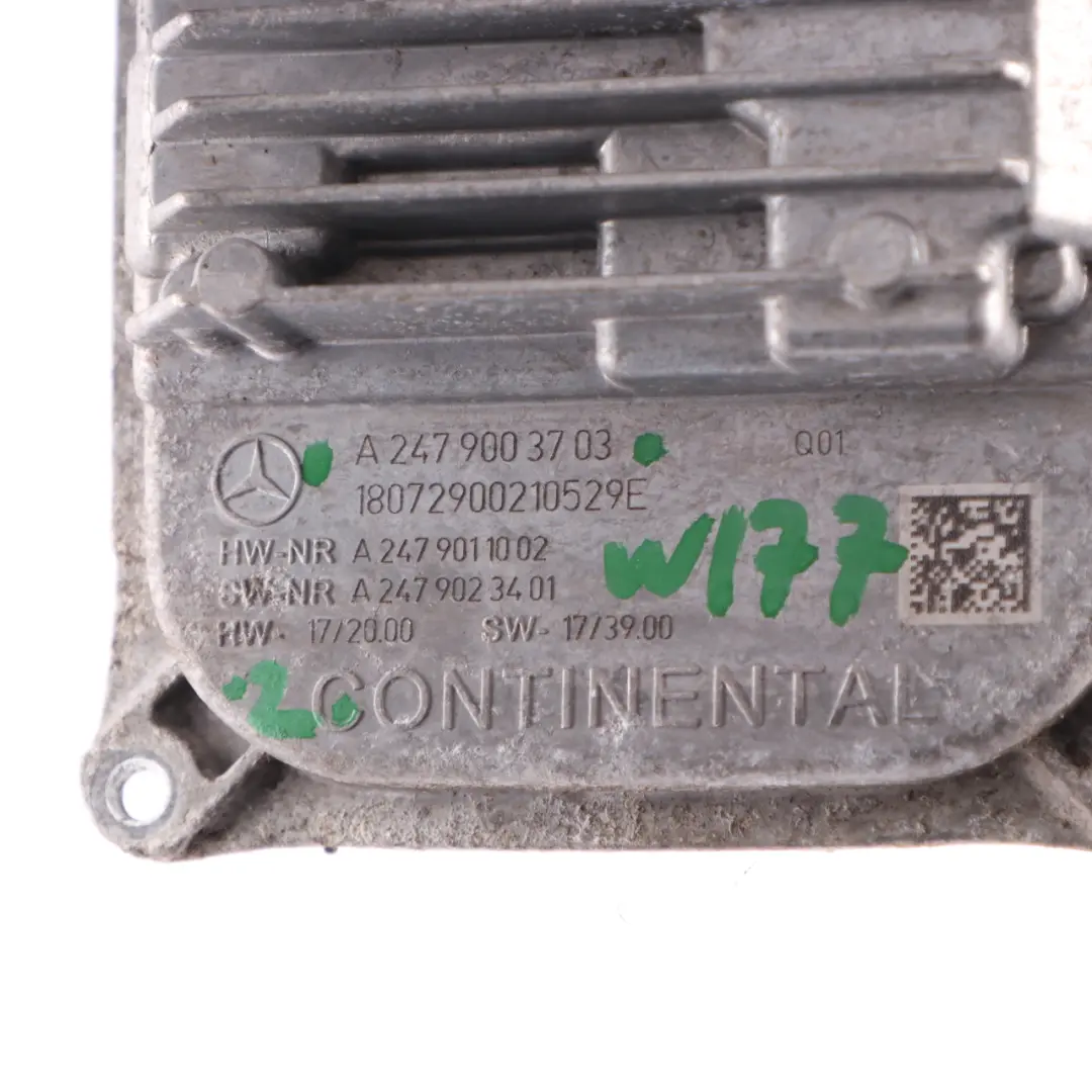 Headlight Module LED Ballast Control Unit Right O/S to Mercedes W177 with Part number A2479003703 Mercedes W177 Headlight Module LED Ballast Control Unit Right O/S - SKU A2479003703 - Part number A2479003703