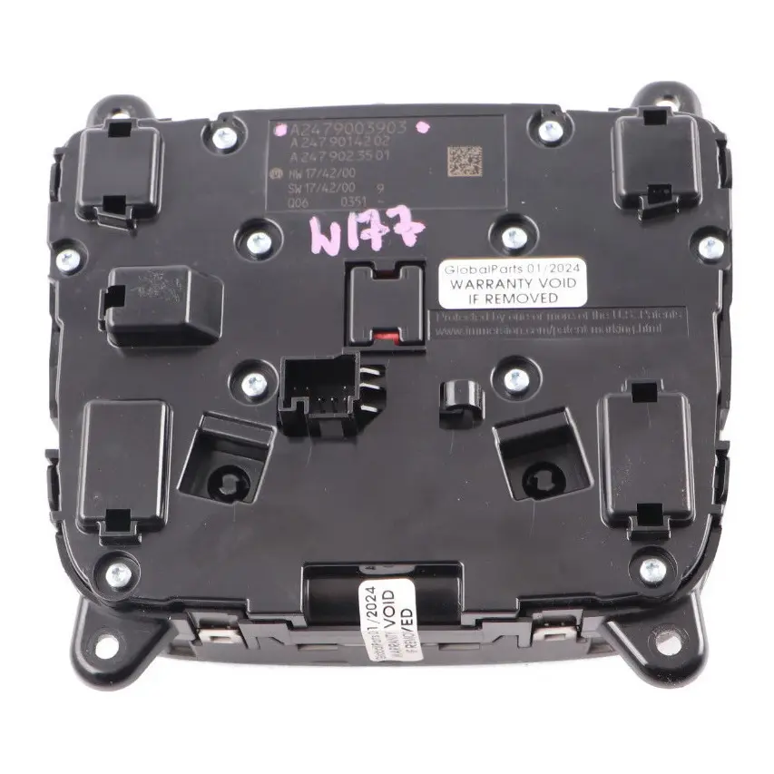 Mercedes W177 Touch Pad Consola Central Panel Interruptores Unidad - SKU A2479003903 - Número de pieza A2479003903