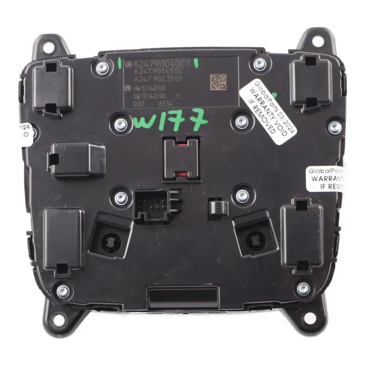 Mercedes W177 Touch Pad Console Centrale Panneau Commutation Unit - SKU A2479004003 - Numéro de pièce A2479004003