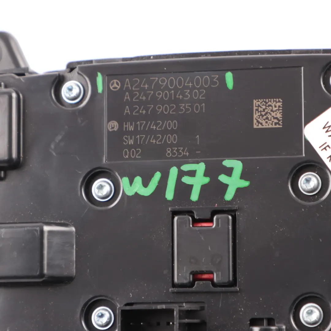 Mercedes W177 Touch Pad Console Centrale Panneau Commutation Unit - SKU A2479004003 - Numéro de pièce A2479004003