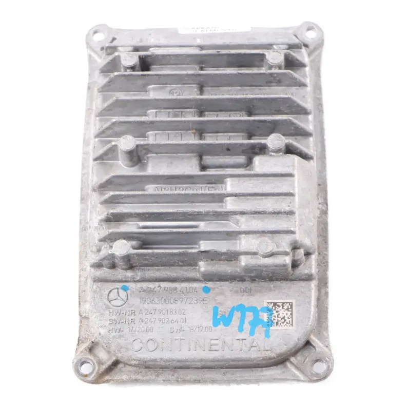  Module Phares Mercedes W177 W247 LED Unité de ballast Gauche - SKU A2479004104 - Numéro de pièce A2479004104