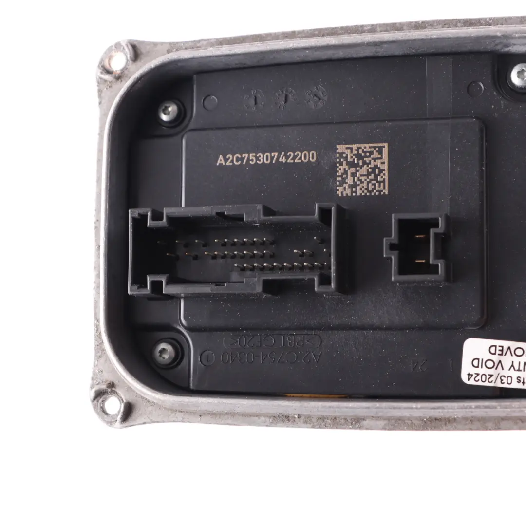 Modulo fari LED Unità controllo Ballast per Mercedes W177 W205 W247 con numero di parte A2479004204 Mercedes W177 W205 W247 Modulo fari LED Unità controllo Ballast - SKU A2479004204 - Numero di parte A2479004204