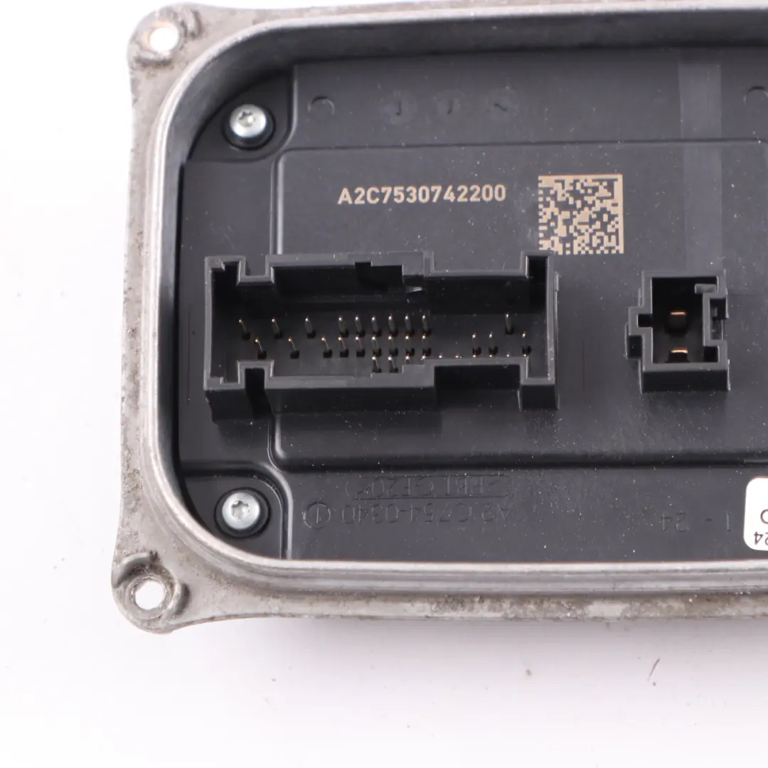 Modulo fari LED Unità controllo Ballast per Mercedes W177 W205 W247 con numero di parte A2479004204 Mercedes W177 W205 W247 Modulo fari LED Unità controllo Ballast - SKU A2479004204 - Numero di parte A2479004204