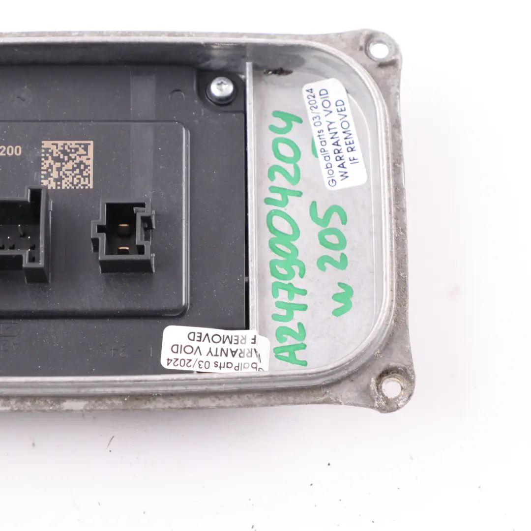 Modulo fari LED Unità controllo Ballast per Mercedes W177 W205 W247 con numero di parte A2479004204 Mercedes W177 W205 W247 Modulo fari LED Unità controllo Ballast - SKU A2479004204 - Numero di parte A2479004204