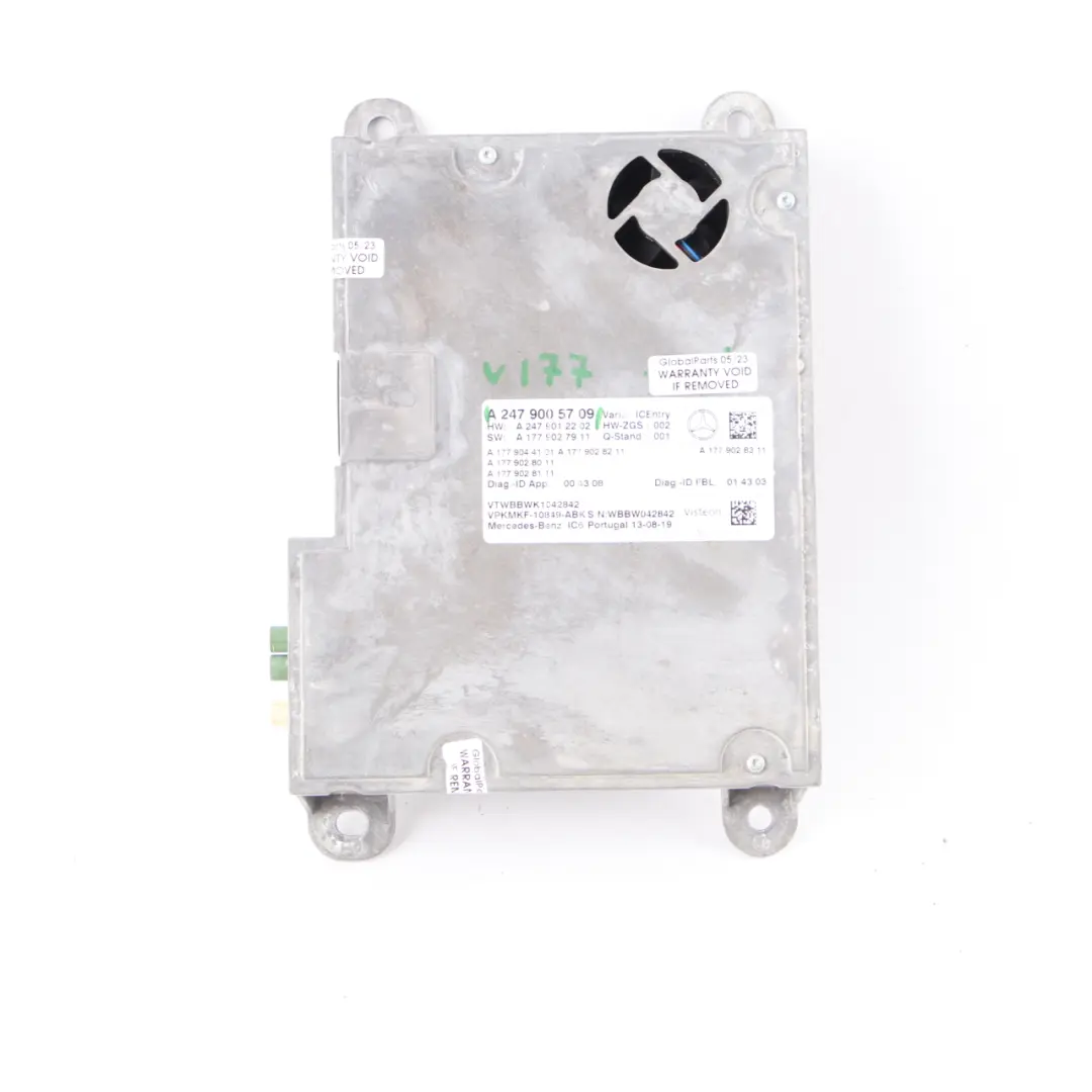 Mercedes W177 W247 Elektronische Steuereinheit Modul Tacho ECU - SKU A2479005709 - Teilenummer A2479005709
