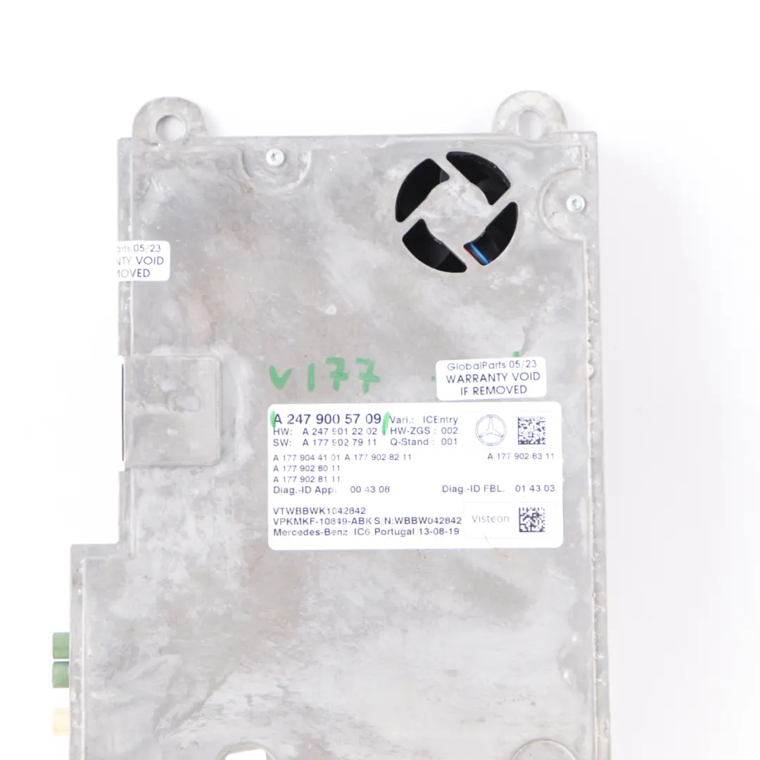 Mercedes W177 W247 Módulo Unidad Control Electrónica Velocímetro - SKU A2479005709 - Número de pieza A2479005709