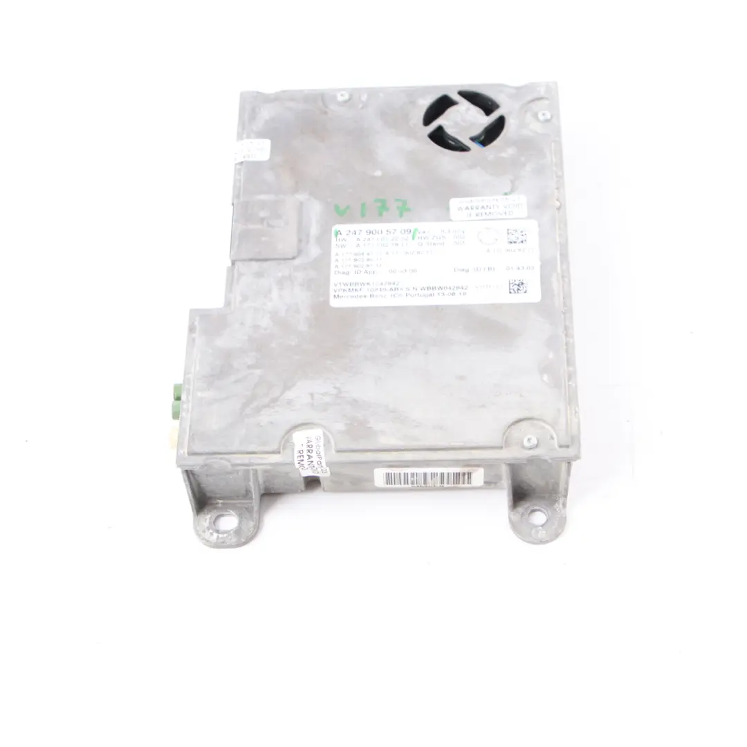 Módulo Unidad Control Electrónica Velocímetro para Mercedes W177 W247 con número de pieza A2479005709 Mercedes W177 W247 Módulo Unidad Control Electrónica Velocímetro - SKU A2479005709 - Número de pieza A2479005709