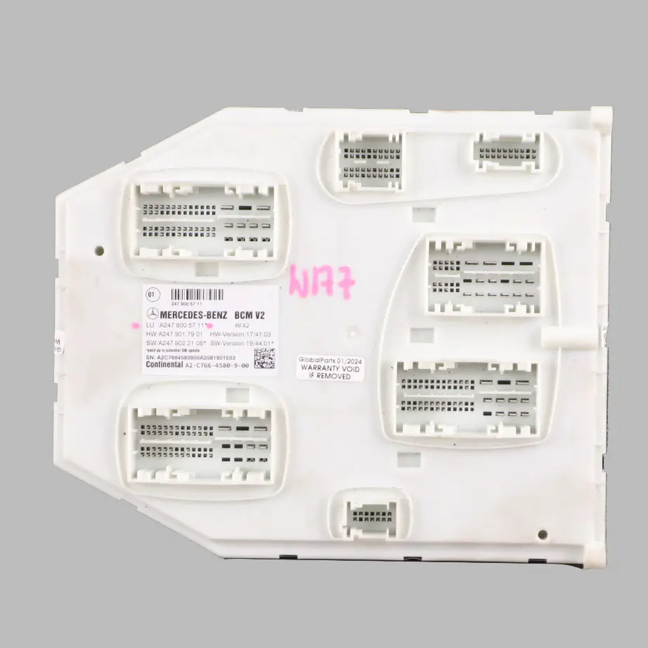 Body Control Module Mercedes C118 W177 W247 BCM Unit ECU to with Part number A2479005711 Body Control Module Mercedes C118 W177 W247 BCM Unit ECU - SKU A2479005711 - Part number A2479005711