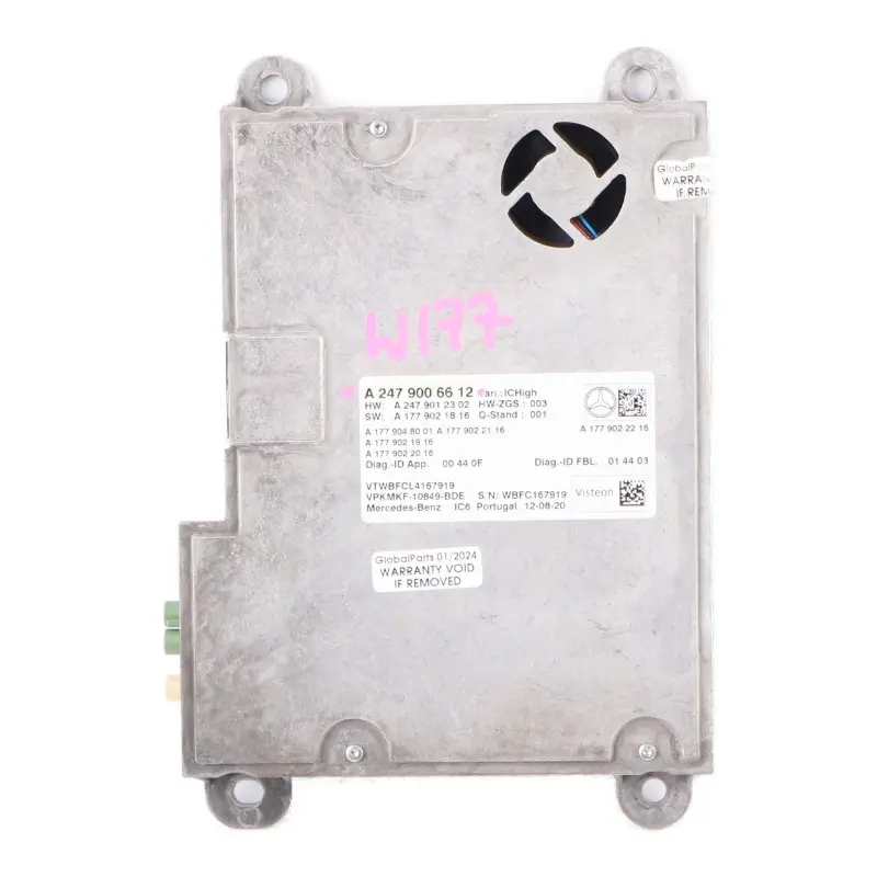 Mercedes W177 W247 Control Unit Module ECU High - SKU A2479006612 - Part number A2479006612