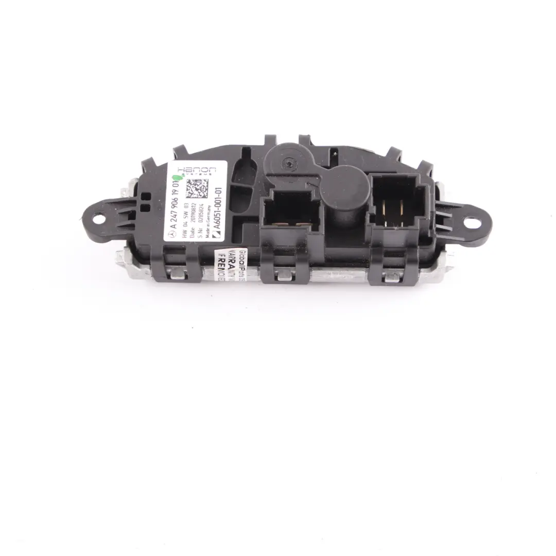 Mercedes W177 W247 Blower Resistor Heater Fan Regulator Control Unit - SKU A2479061901 - Part number A2479061901
