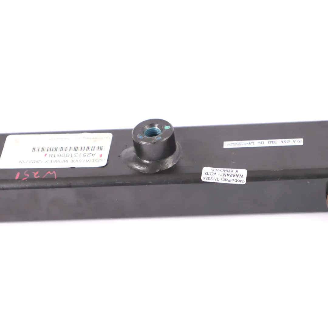 Mercedes W251 Strut Bar Hook Trailer Mount Member Right O/S - SKU A2513100618 - Part number A2513100518