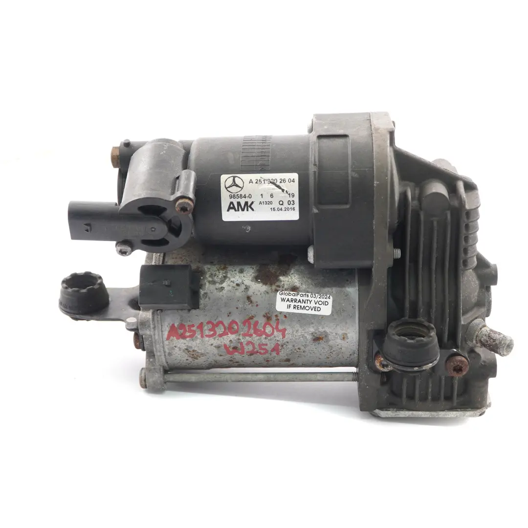 Mercedes W251 Sospensione pneumatica Compressore Pompa controllo - SKU A2513202604 - Numero di parte A2513202604