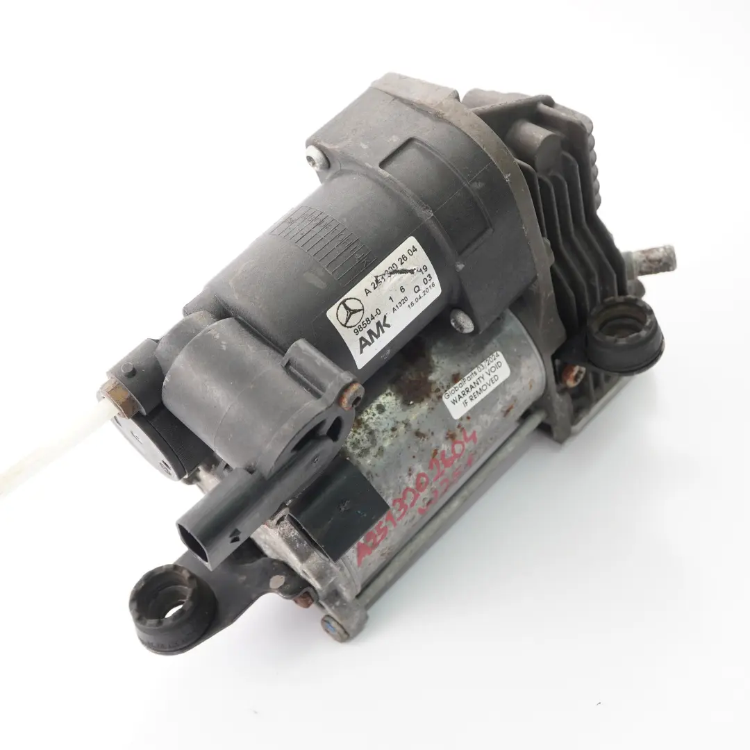 Sospensione pneumatica Compressore Pompa controllo per Mercedes W251 con numero di parte A2513202604 Mercedes W251 Sospensione pneumatica Compressore Pompa controllo - SKU A2513202604 - Numero di parte A2513202604