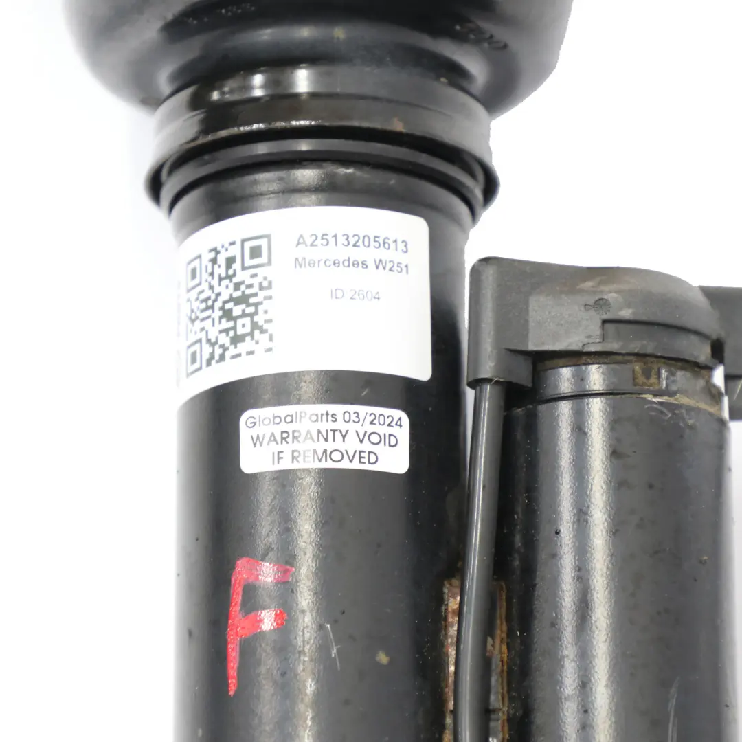 Amortisseur Avant Gauche Droite Ressort Jambe Force pour Mercedes W251 à propos du numéro de pièce A2513205613 Mercedes W251 Amortisseur Avant Gauche Droite Ressort Jambe Force - SKU A2513205613 - Numéro de pièce A2513205613