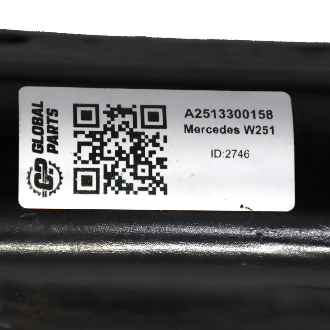 Portador Mercedes W251 V251 4Matic Eje delantero Portador Subchasis para con número de pieza A2513300158 Portador Mercedes W251 V251 4Matic Eje delantero Portador Subchasis - SKU A2513300158 - Número de pieza A2513300158