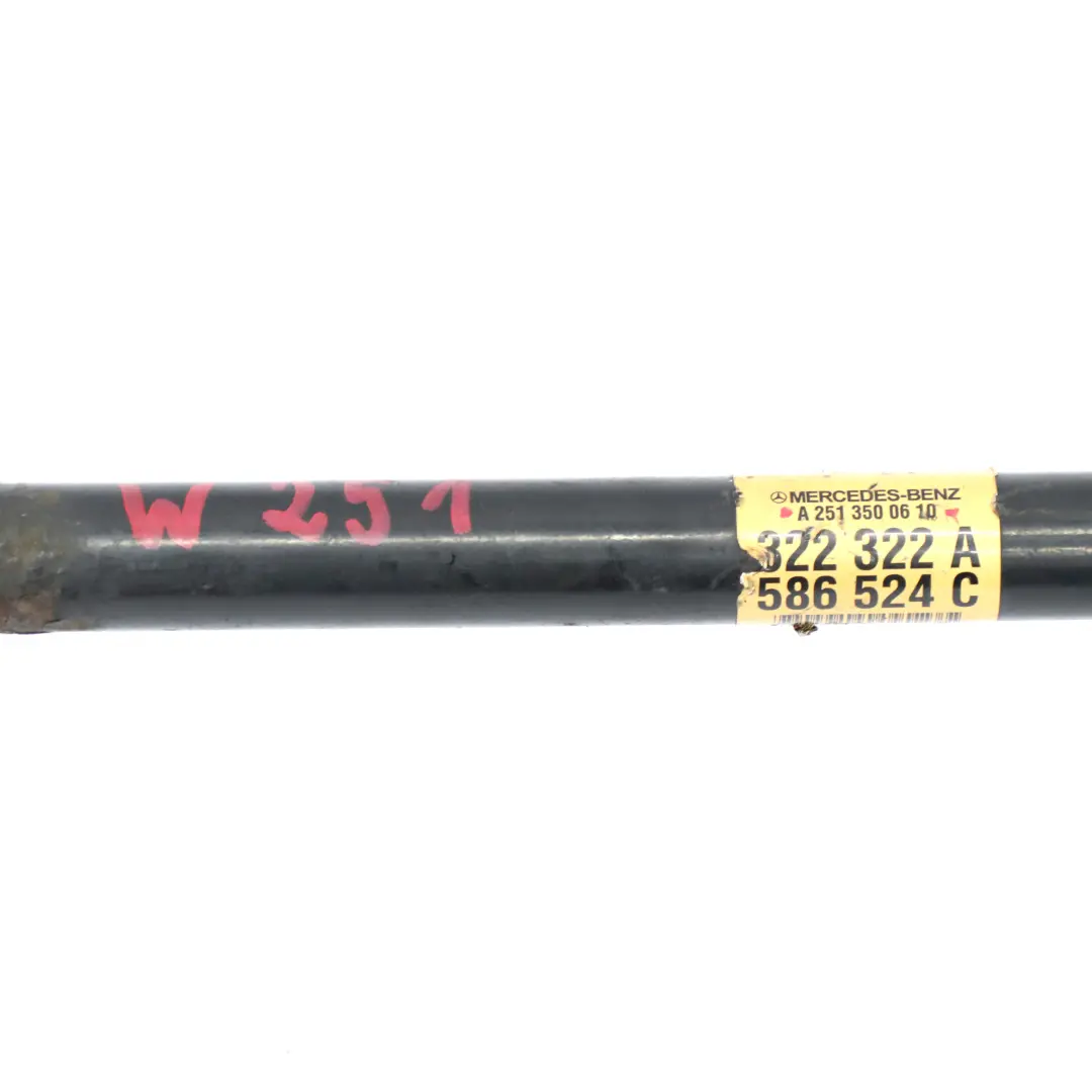 Mercedes W251 Albero di trasmissione dell'asse posteriore destro - SKU A2513500610 - Numero di parte A2513500610