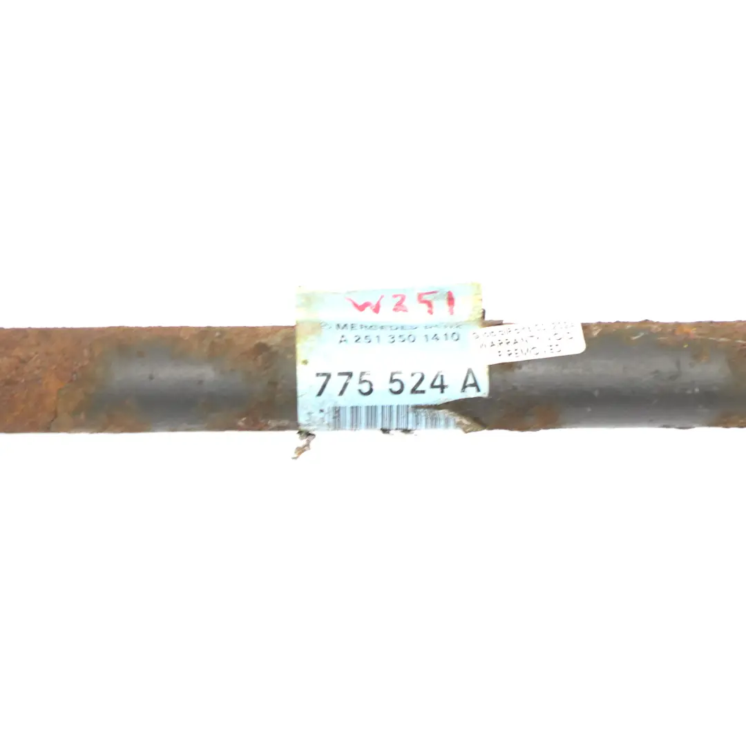 Albero di trasmissione dell'asse posteriore sinistro per Mercedes W251 con numero di parte A2513501410 Mercedes W251 Albero di trasmissione dell'asse posteriore sinistro - SKU A2513501410 - Numero di parte A2513501410