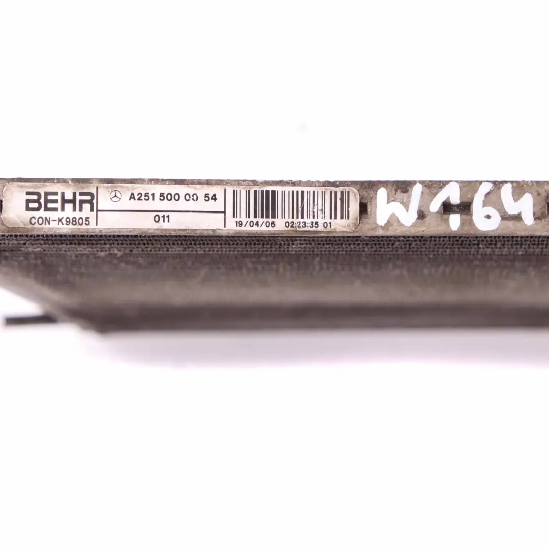 Mercedes W164 Diesel OM642 Aire Acondicionado Condensador Radiador - SKU A2515000054 - Número de pieza A2515000054