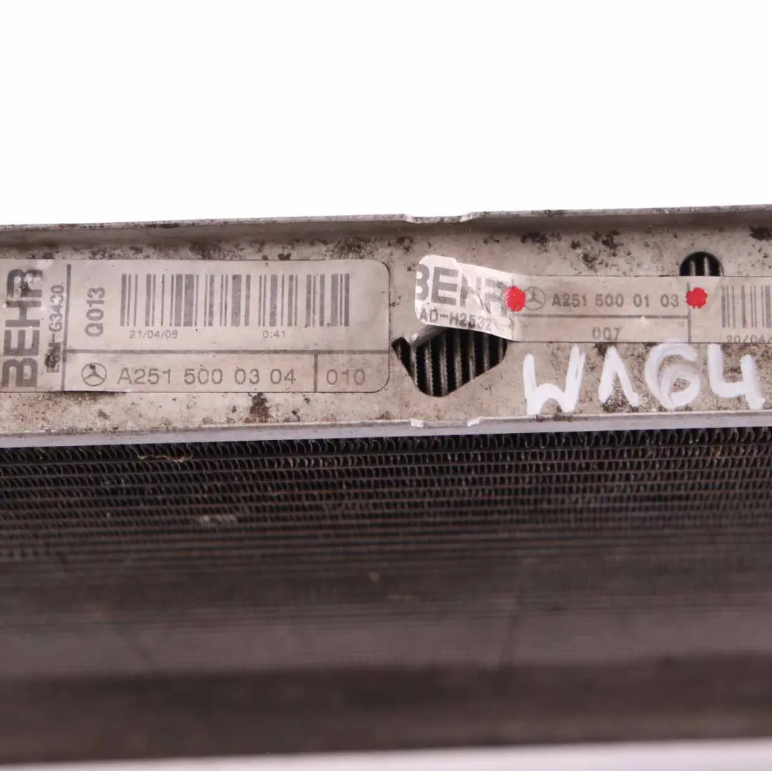 Mercedes W164 W251 OM642 M273 Radiatore Acqua di raffreddamento - SKU A2515000103 - Numero di parte A2515000103