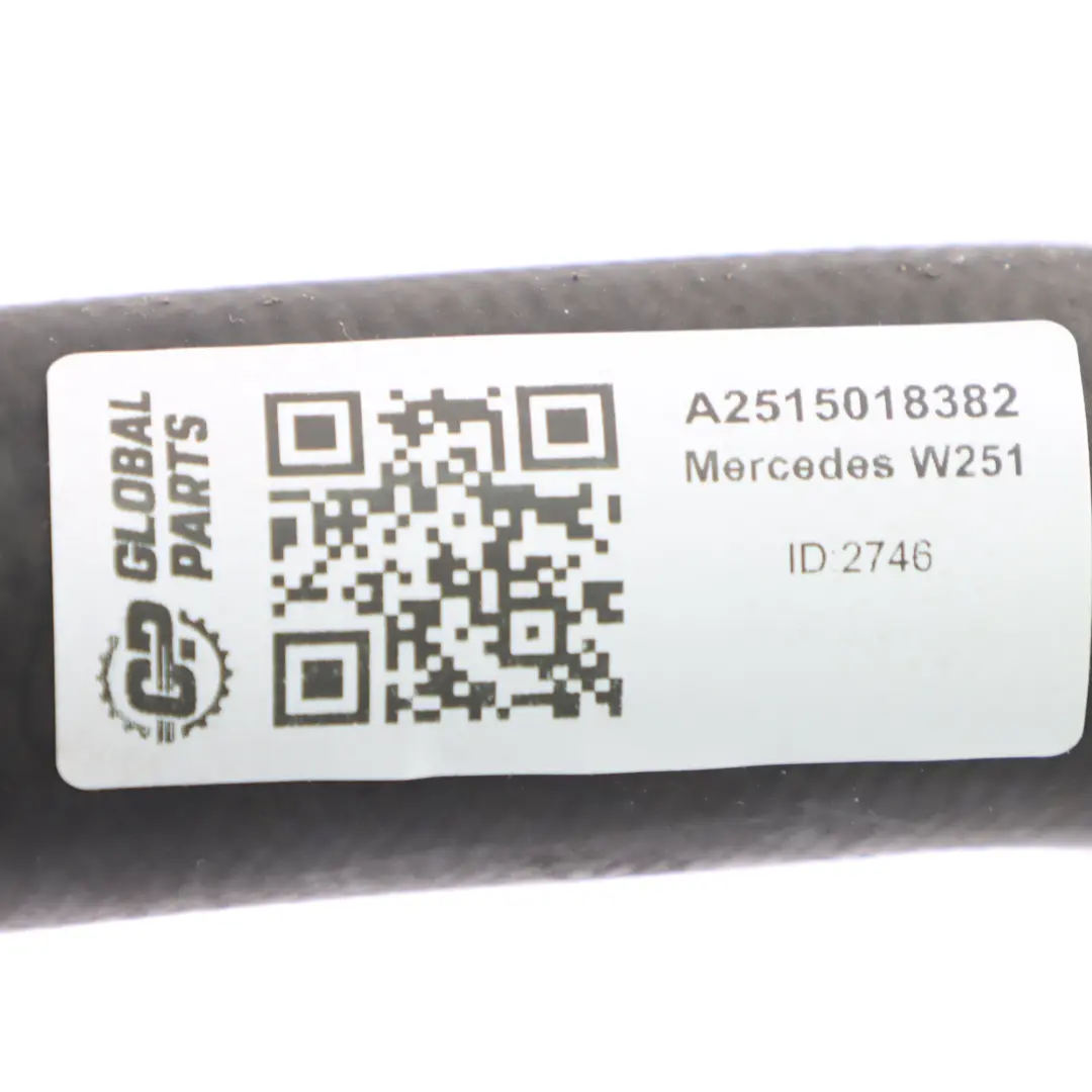Coolant Hose Mercedes W251 Diesel OM642 Radiator Water Cooling Line to  with Part number A2515018382  Coolant Hose Mercedes W251 Diesel OM642 Radiator Water Cooling Line - SKU A2515018382 - Part number A2515018382