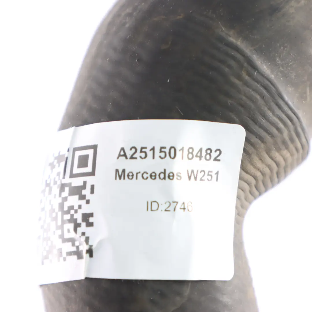  Manguera de refrigerante Mercedes W251 Diesel OM642 Bomba de agua Línea radiador - SKU A2515018482 - Número de pieza A2515018482