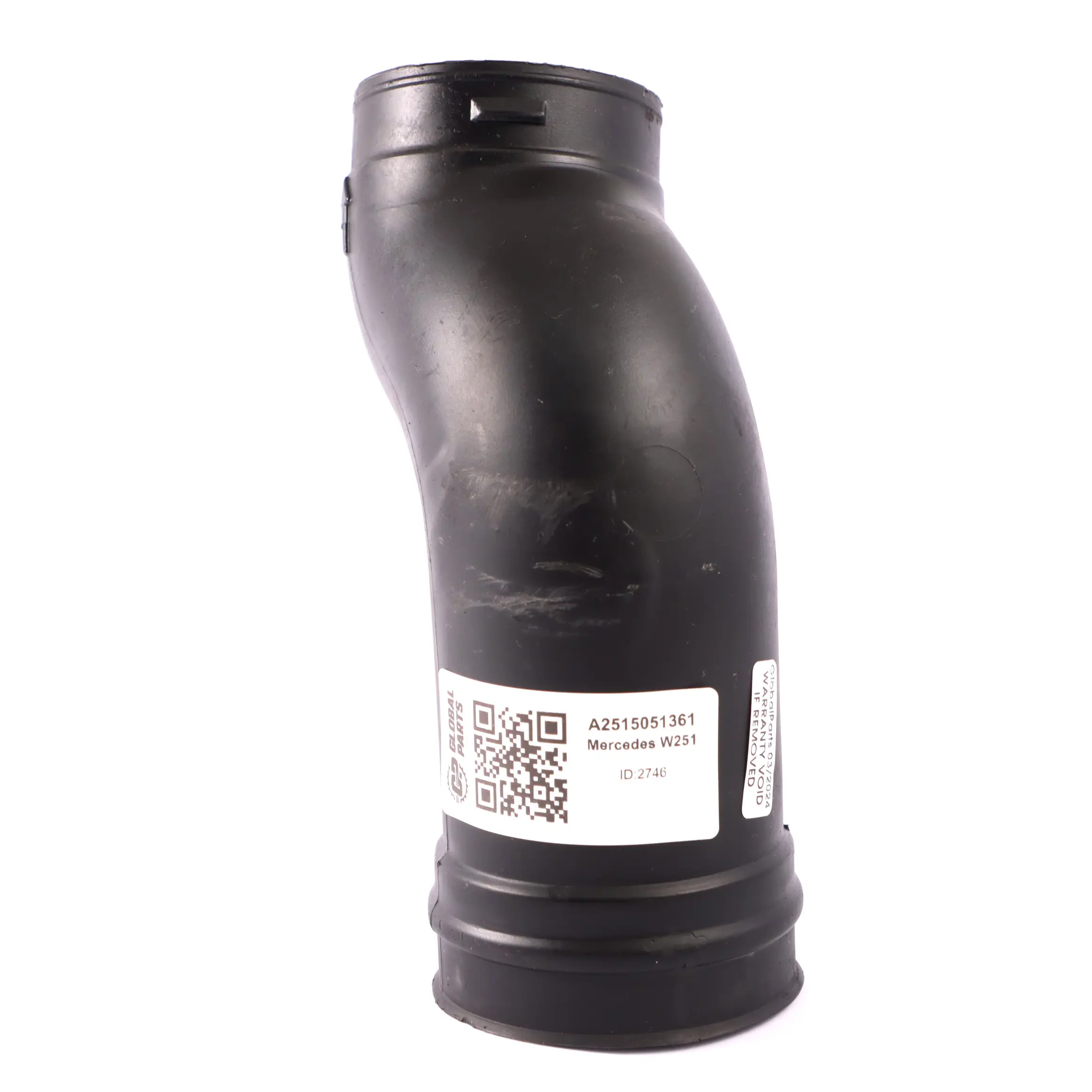 Condotto d'aria Mercedes W251 Diesel OM642 Tubo aspirazione anteriore sinistro