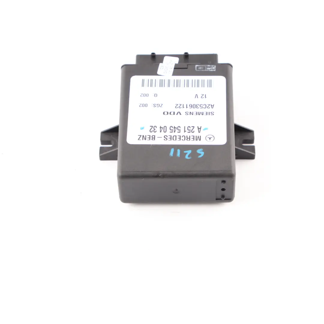 Suspension Module Mercedes S211 W251 Airmatic Control Unit ECU to Air with Part number A2515450432 Air Suspension Module Mercedes S211 W251 Airmatic Control Unit ECU - SKU A2515450432 - Part number A2515450432