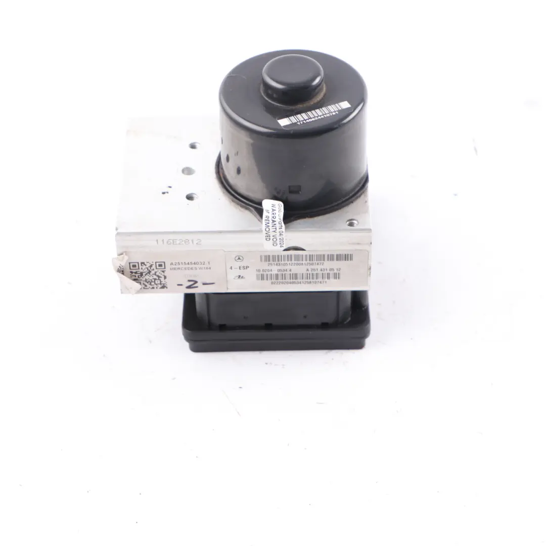 Mercedes ML W164 ABS Hydraulische Brems Pumpen Einheit A2515452632 - SKU A2515454032-1 - Teilenummer A2515454032