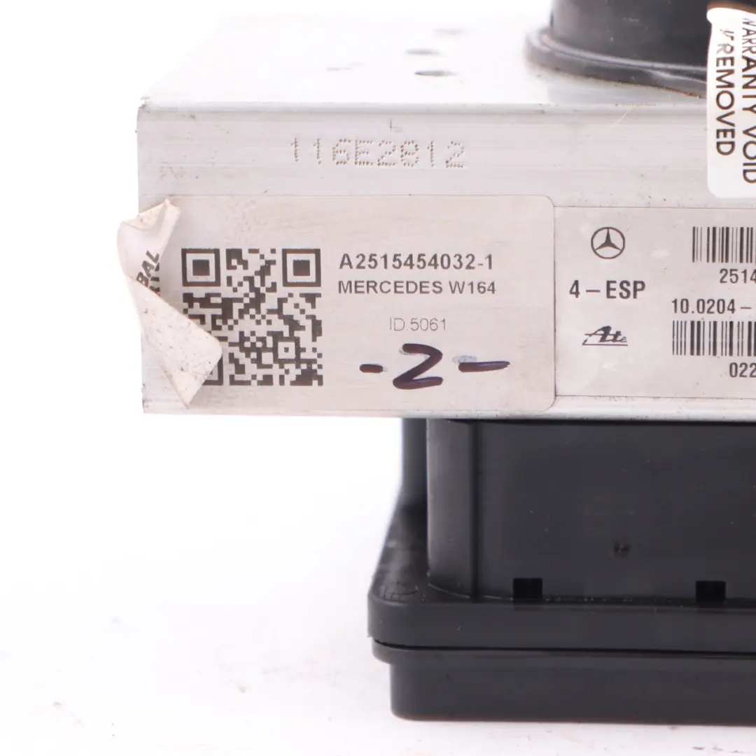 Mercedes ML W164 ABS Hydraulische Brems Pumpen Einheit A2515452632 - SKU A2515454032-1 - Teilenummer A2515454032