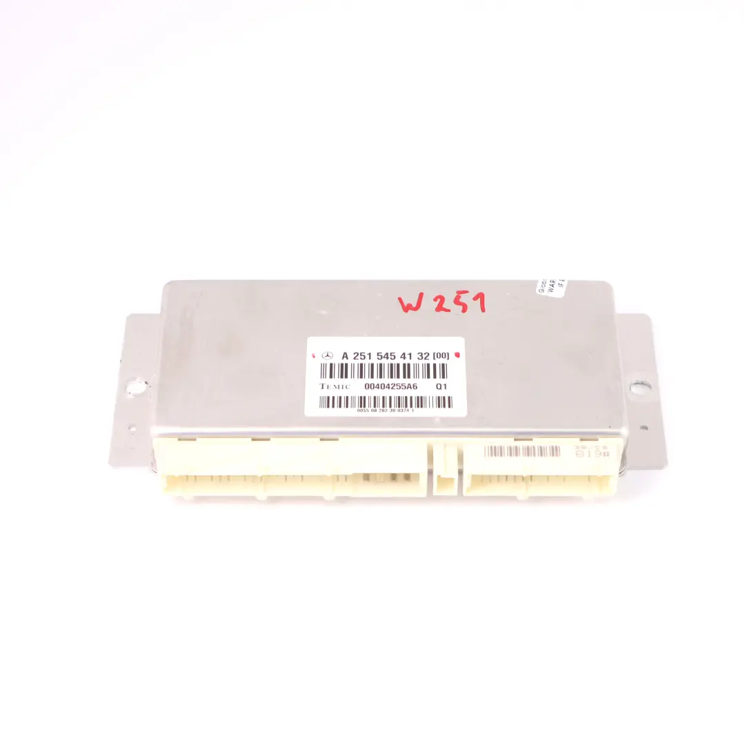 Luft federung Niveau steuerungs Modul Airmatic für Mercedes W164 W251 mit Teilenummer A2515454132 Mercedes W164 W251 Luft federung Niveau steuerungs Modul Airmatic - SKU A2515454132 - Teilenummer A2515454132