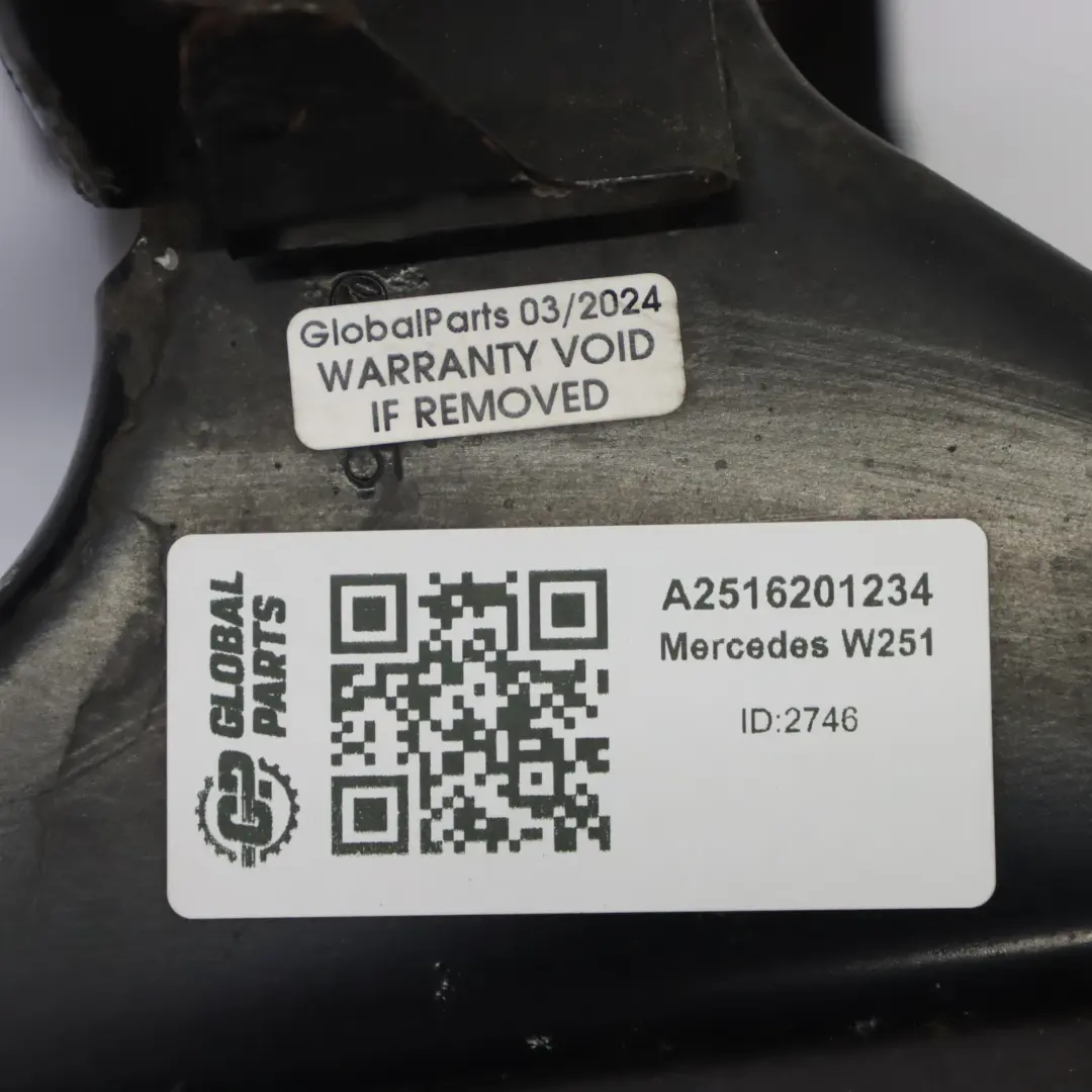Mercedes W251 Pare-chocs avant Support de radiateur Traverse - SKU A2516201234 - Numéro de pièce A2516201234