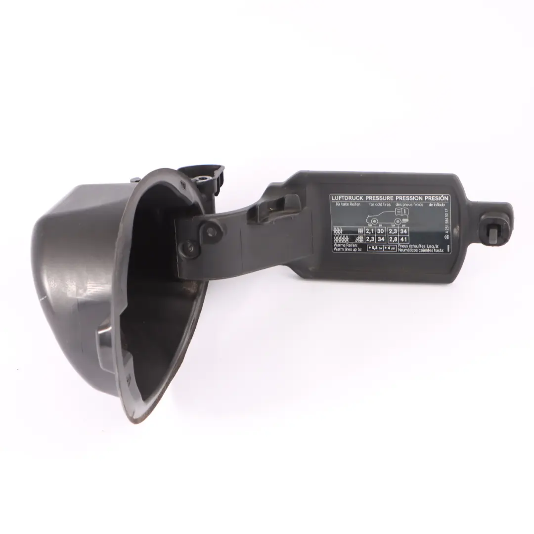 Coprire il tappo serbatoio carburante della falda per Mercedes W251 con numero di parte A2516300167 Mercedes W251 Coprire il tappo serbatoio carburante della falda - SKU A2516300167 - Numero di parte A2516300167