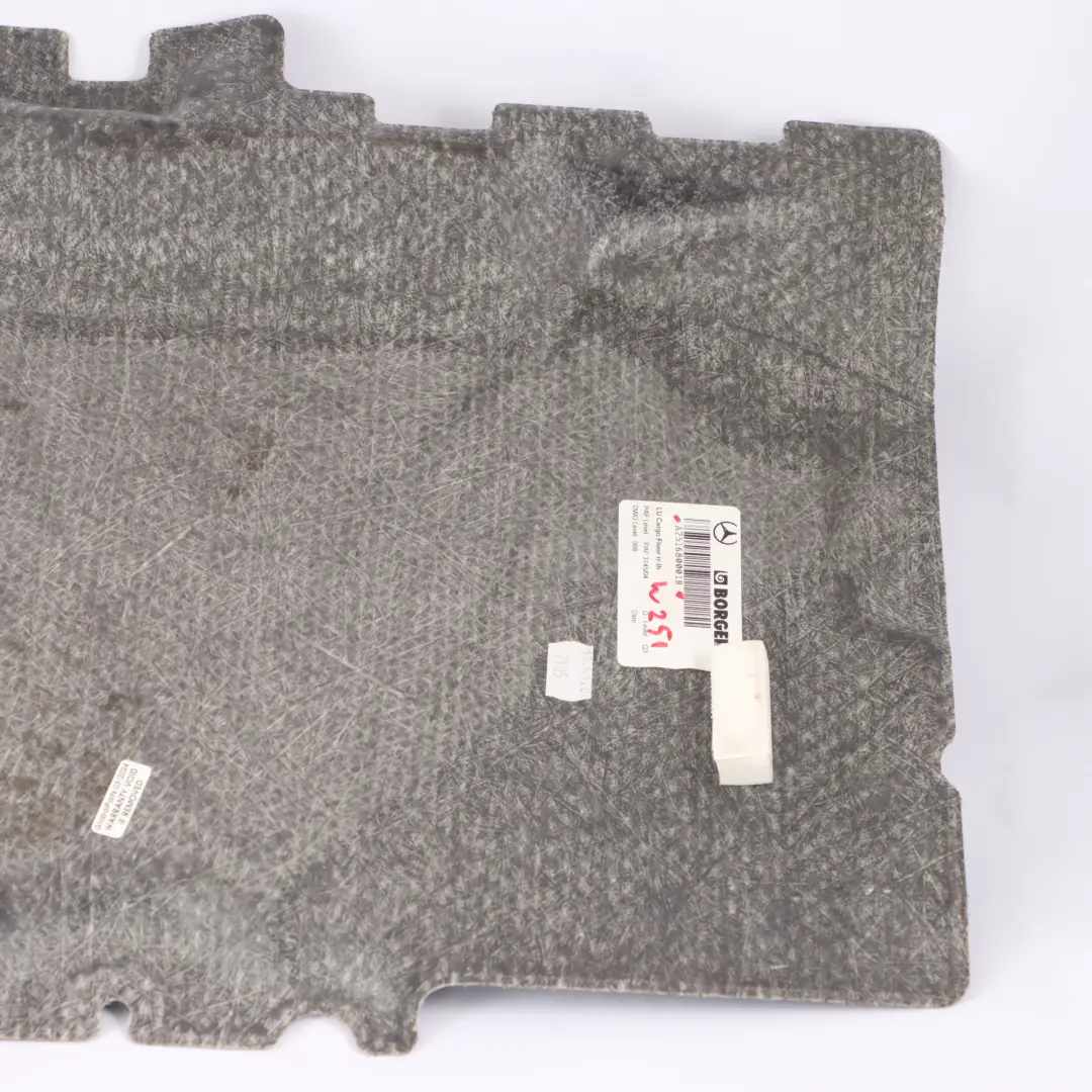 Floor Cover Left N/S Panel Footwell Trim Panel to Mercedes W251 with Part number A2516800018 Mercedes W251 Floor Cover Left N/S Panel Footwell Trim Panel - SKU A2516800018 - Part number A2516800018