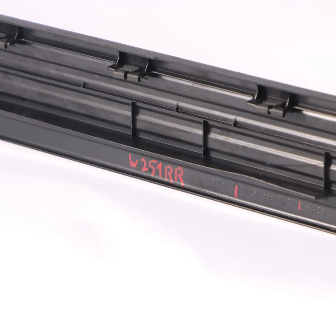 Mercedes W251 Entrance Cover Strip Trim Sill Rear Right O/S Plate - SKU A2516860636 - Part number A2516860636