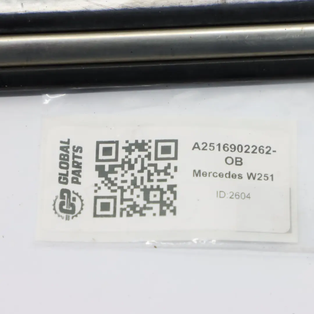 Mercedes W251 Modanatura porta anteriore destra Obsidian Black Metallic - 197 - SKU A2516902262-OB - Numero di parte A2516902262